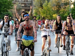 Thessaloniki Naked Bike Ride 7.06.2013